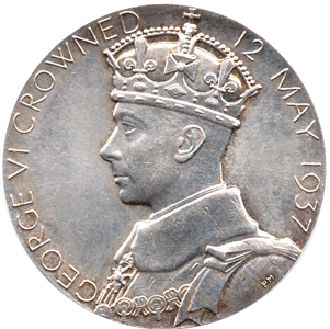 1937 Coroantion Medallion