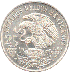 1968 Mexico Olympic 25 Pesos